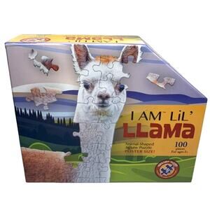 NEW Madd Capp Puzzles I AM LiL’ Llama 100 Pc for Kids GREAT FOR TO GIFT